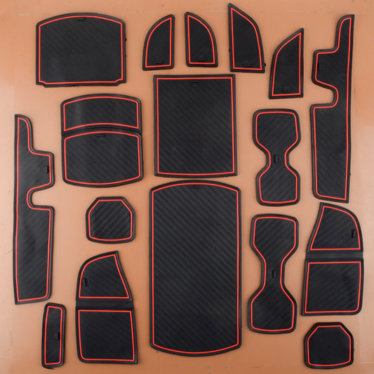 1set Interior Door Mat Cup Pads Holder Gate Slot Fit for for Honda Accord New v