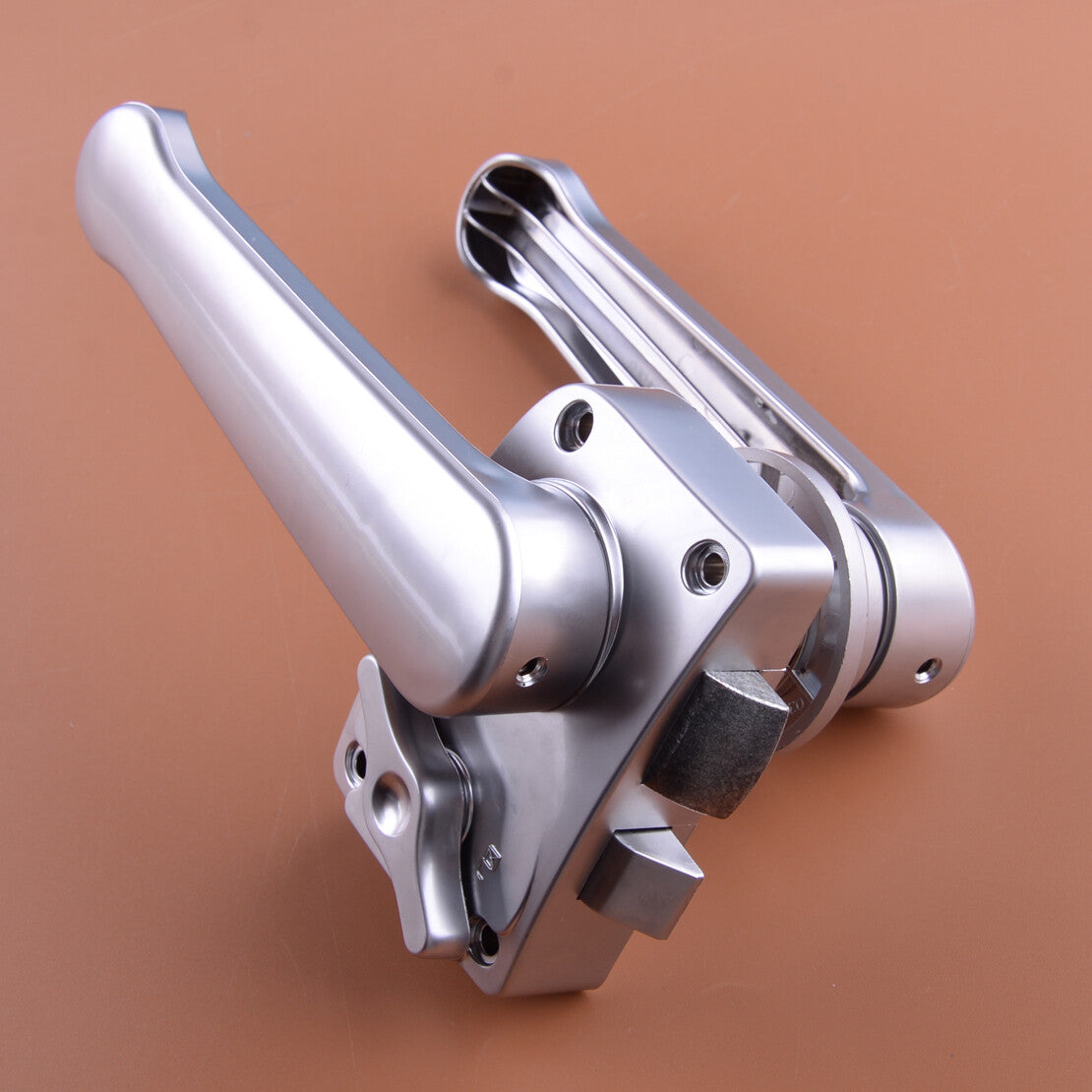 for CHRome Toilet Bathroom Door Lock Latch Handle Knob For RV Camper Trailer Caravan v