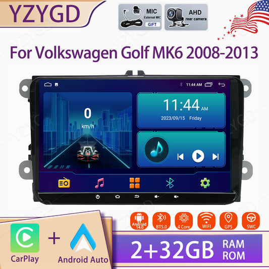 Carplay Car Stereo Radio for Volkswagen for Golf MK6 2008-2013 GPS Navi WIFI Screen