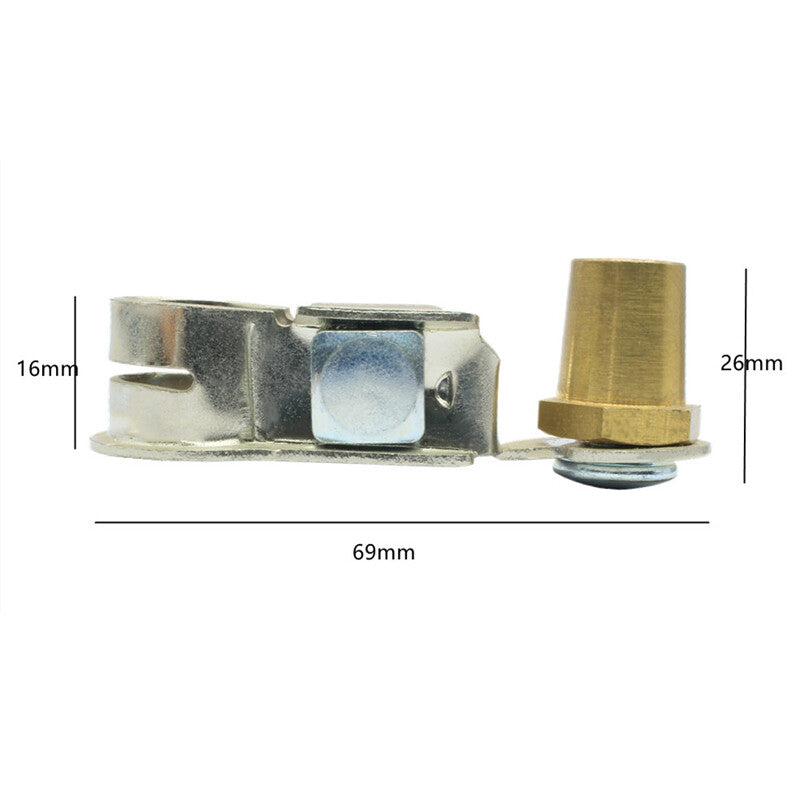 2PCS Durable Car Bus Battery Terminal Clamp Clips Connector Negative Positive v