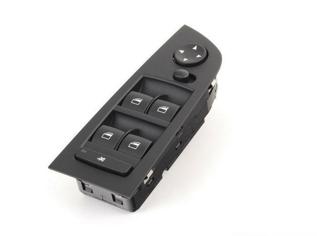 The new black window mirror switch control unit is compatible with E90, E91, 318i, 320i, and 325i. n