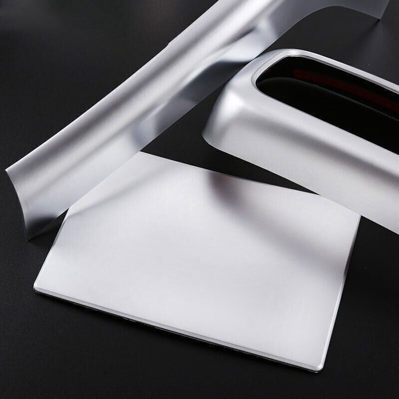 for Mercedes-Benz GLE 2020-23 Matt Silver Back Row Air Outlet Vent Cover Trim 3P