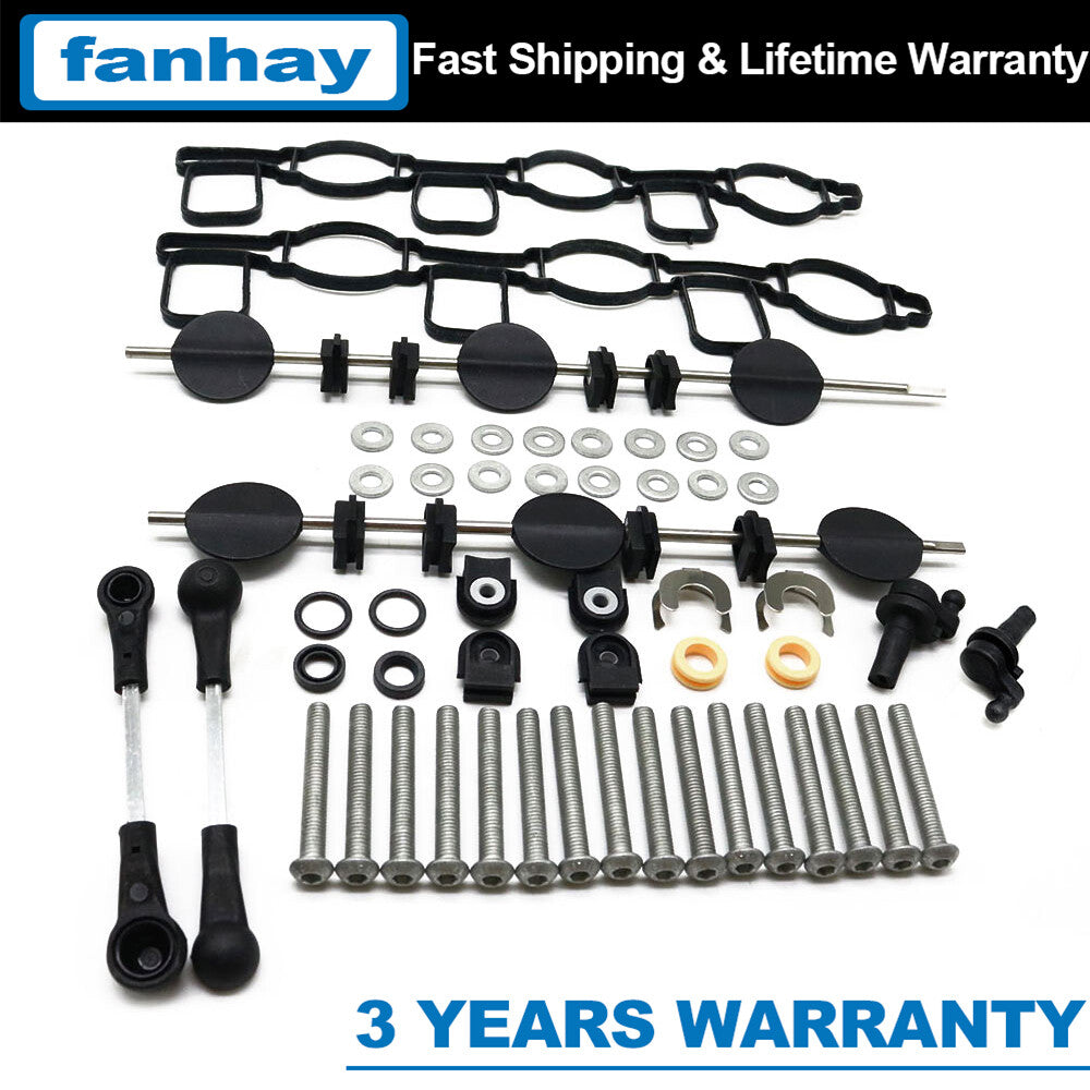 1set Intake Manifold Swirl Flaps Gasket Kit 059129711 for A4 Q5 Q7 for VW 2.7 3.0TDI Q