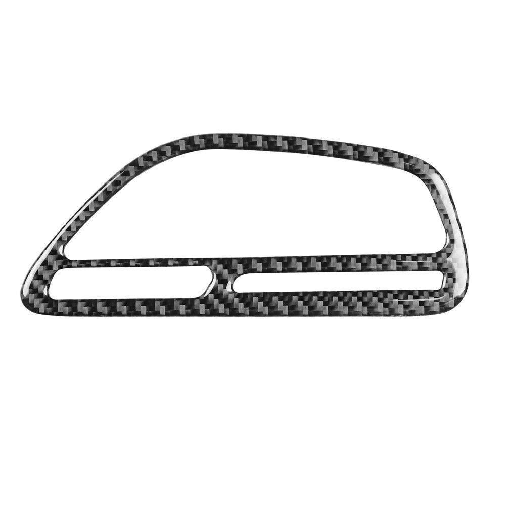 Red Front Door Handle Trim Cover Decor Carbon Fiber For Tacoma 2012-2015 v