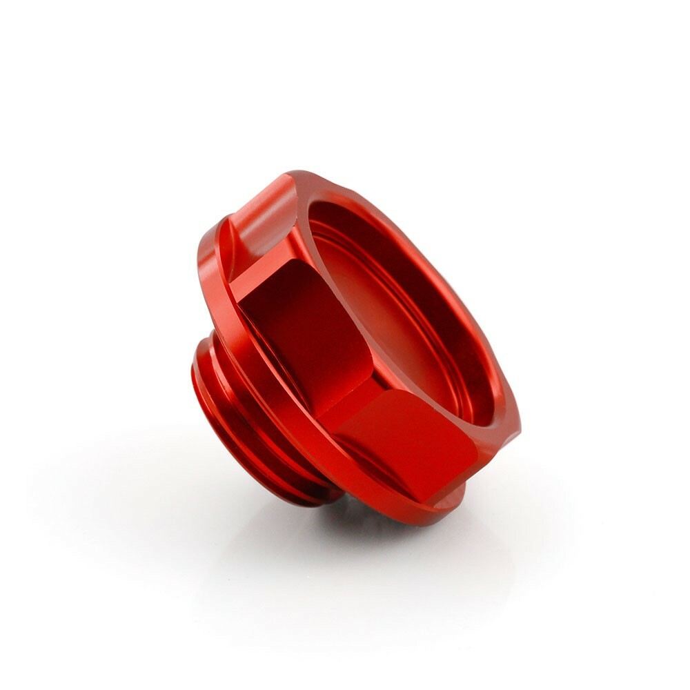 Red Power Aluminum Car Oil Filler Cap Racing Engine Tank Cover for Honda Q