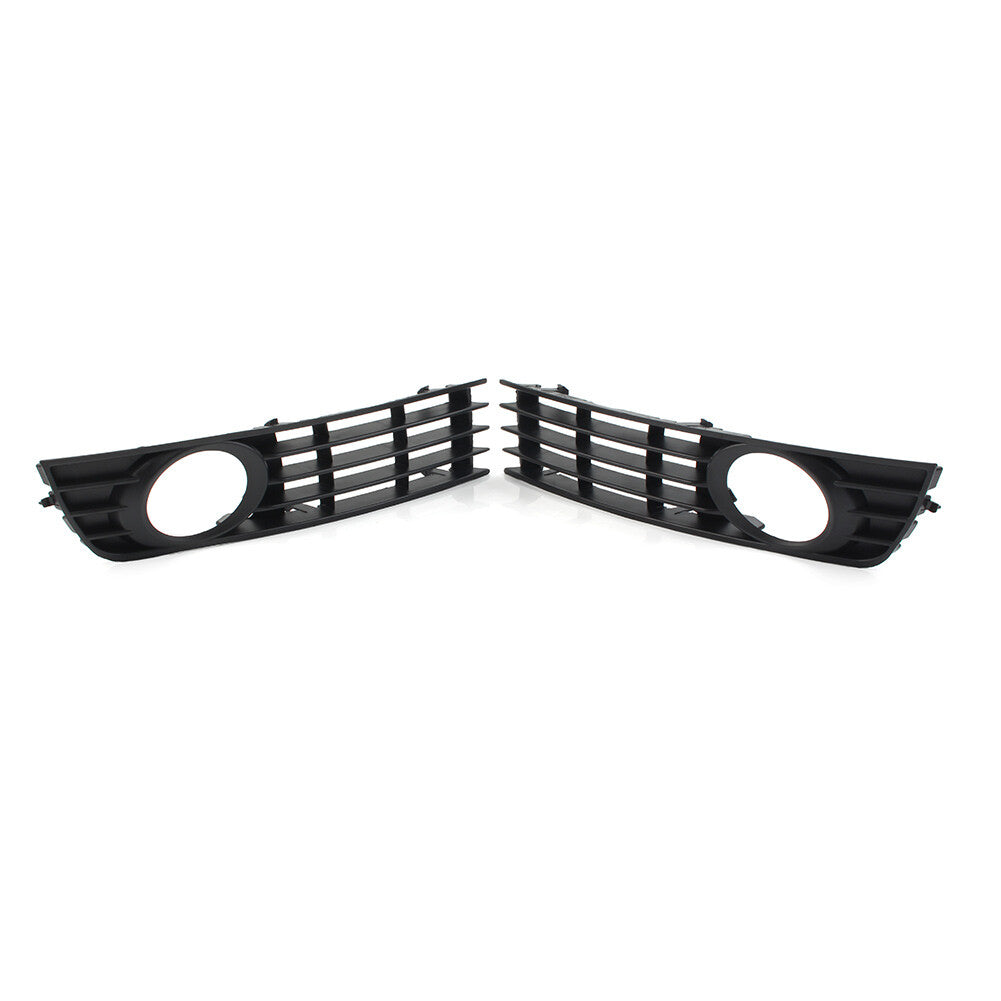 1 Pair Front Bumper Grille Fog Lights Cover for Audi A4 B6 Sedan Model 2001-2005