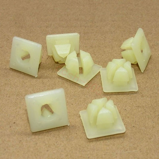 10 Pcs Car License Plate Emblem Nameplate Bumper Nut Clips for GM for Chevrolet for GMC Q