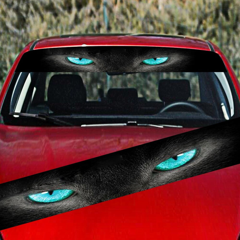 Car Windshield Banner Decal Window Waterproof Decoration 3D Sunshade Stickers
