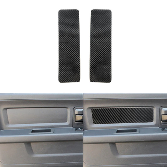 Red Carbon Fiber Steering Wheel Button Trim for Subaru Forester 2009-2013 TypeA v