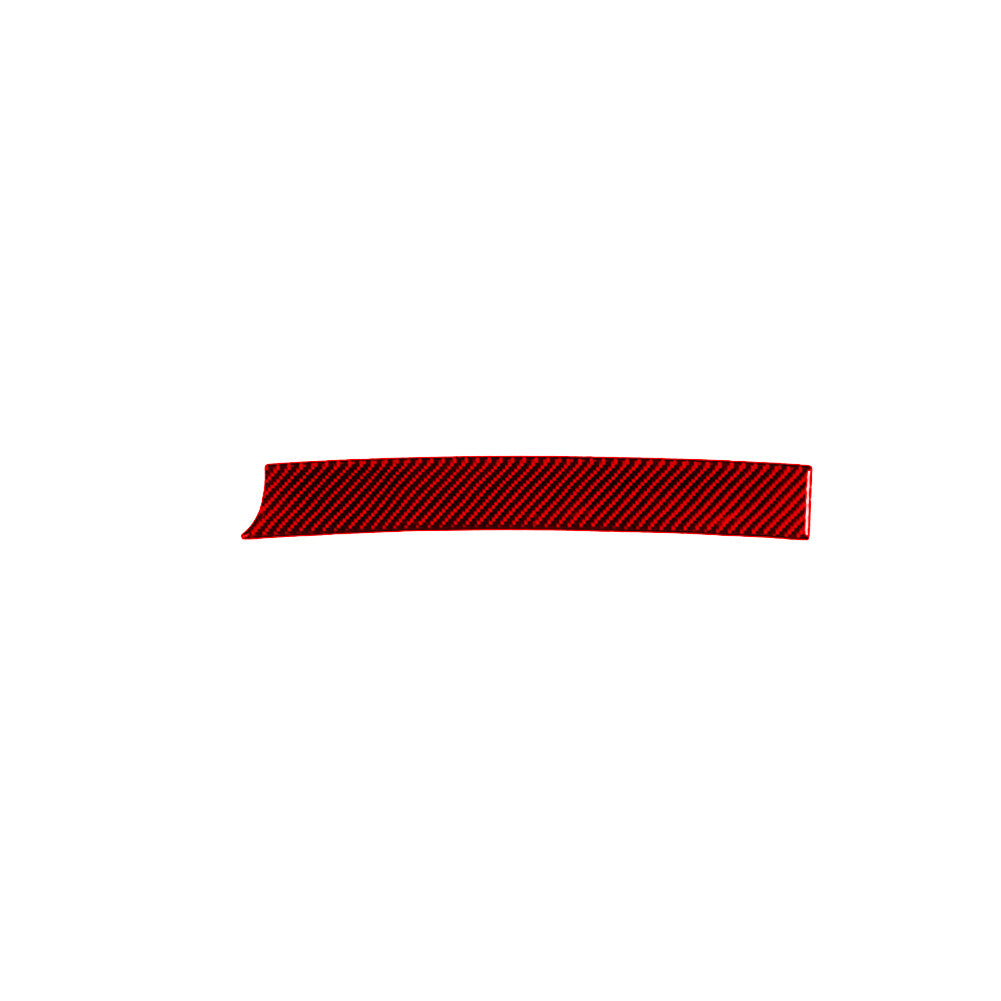 Red Carbon Fiber Front Cigarette lighter Cover Trim For 718 2016-2022 v