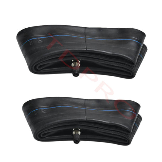 A pair of 12-inch 3.00-12 tire tubes, 80/100-12, for CRF 70 KLX 110 SSR 125 Apollo Pit bikes.