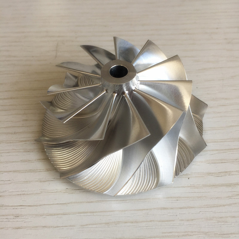 TD05H 20G reverse 52.56/68.01mm 11+0 blades Billet compressor wheel low blade