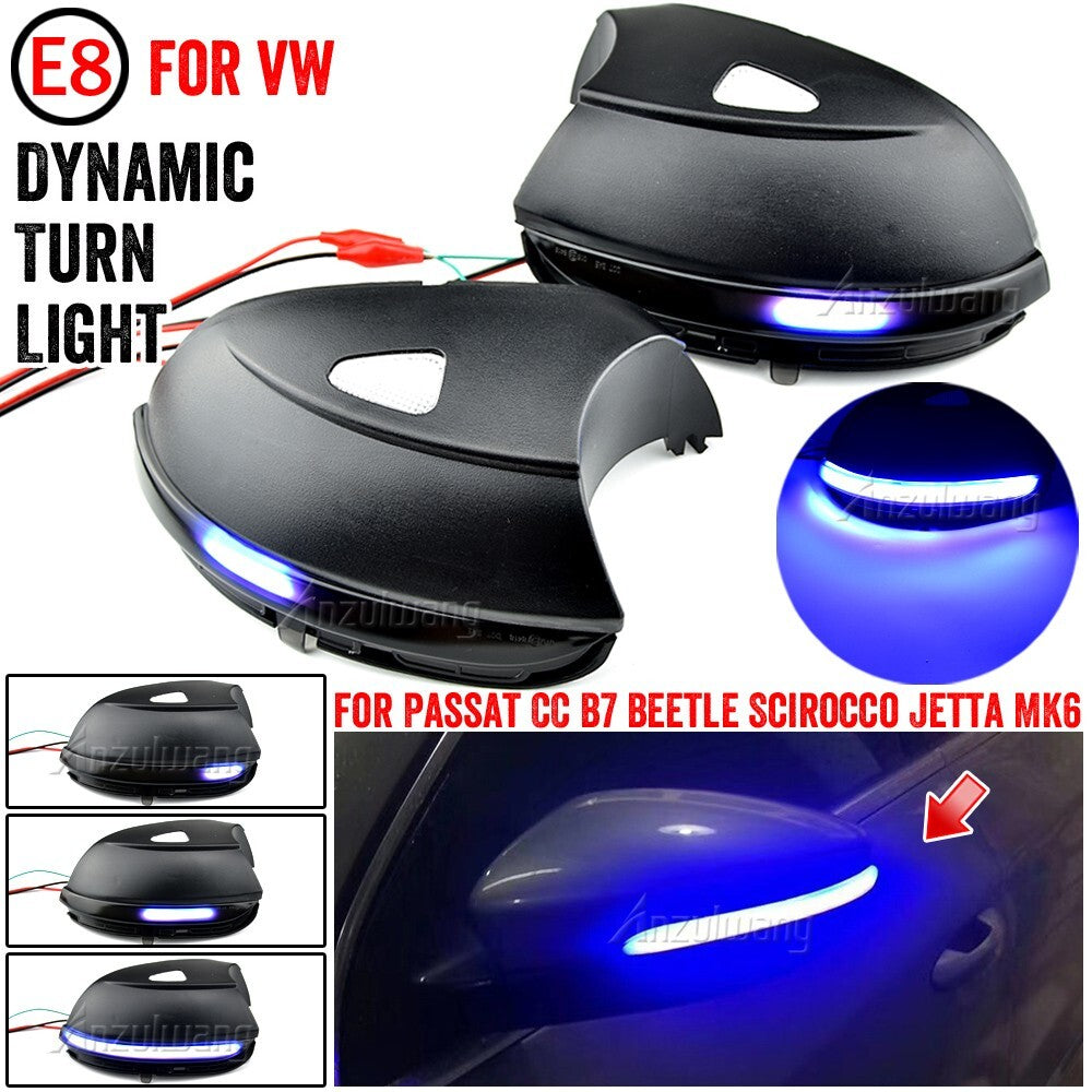 Dynamic Turn Signal Light for VW B7 for Passat B7 EOS for Passat CC Beetle A5 for Jetta MK6