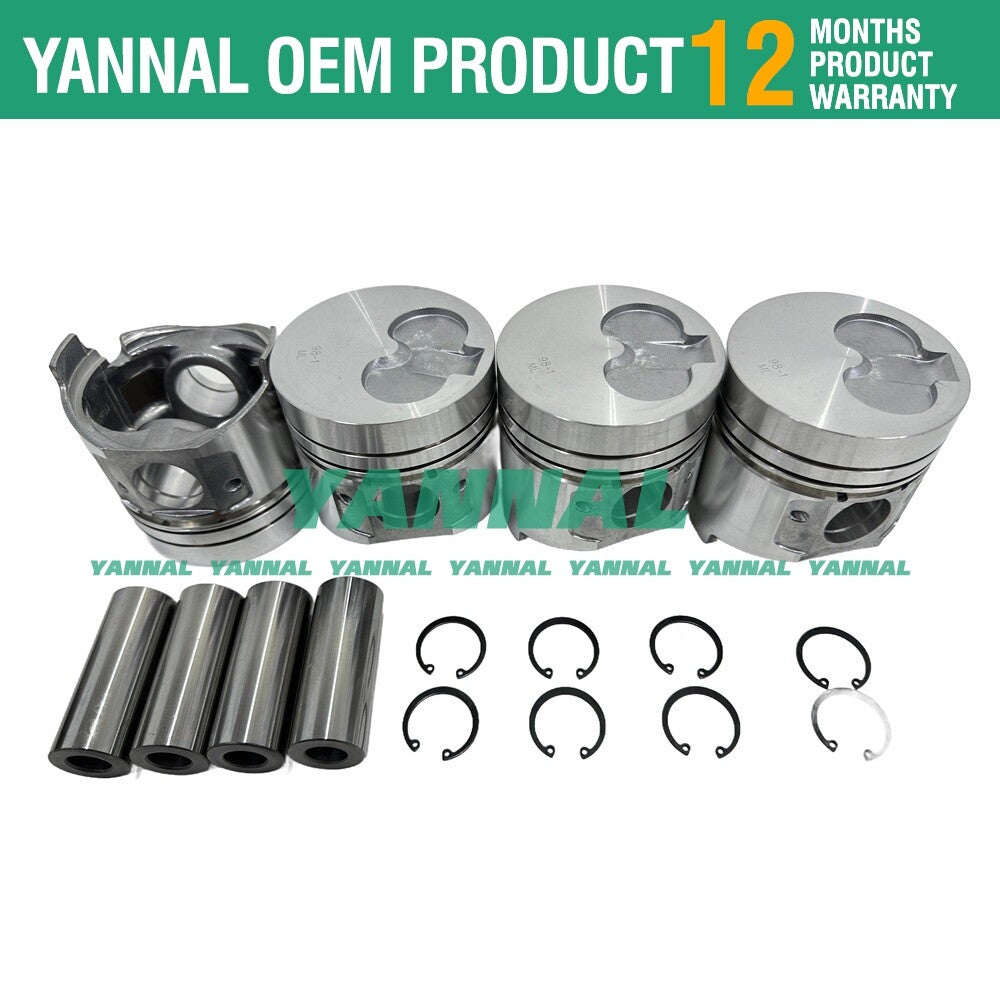 Suitable for 4D98E, 4TNE98-NMH, and 4TNE98-BQ pistons with piston rings.