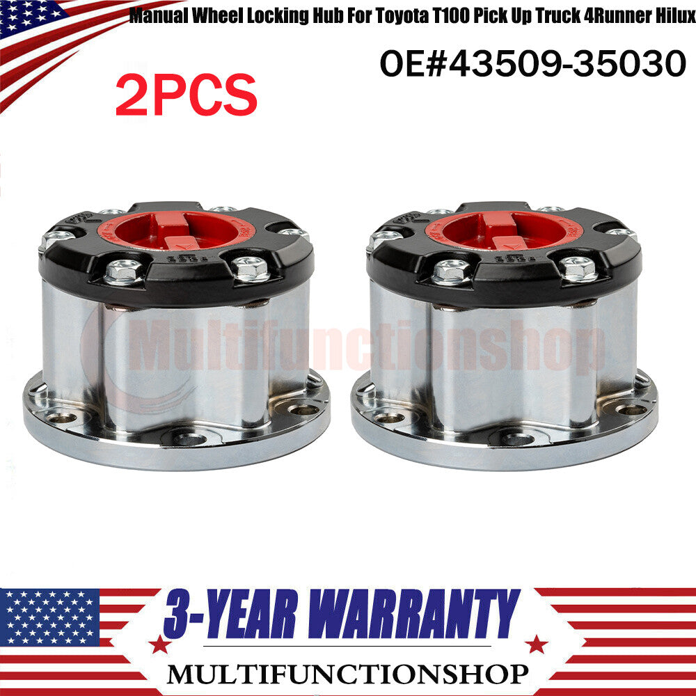 2Pcs Manual Wheel Locking Hub for Toyota T100 Pick Up Truck 4Runner Hilux US Q