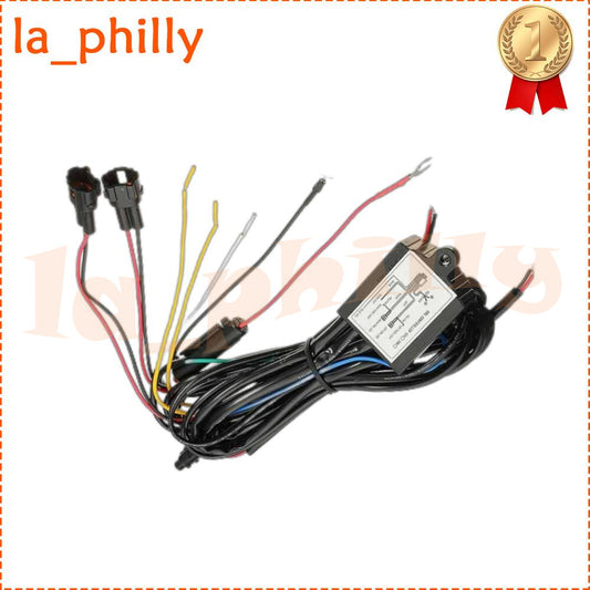 DC 12V DRL Daytime Running Light Dimmer Dimming Relay Control Switch Harness Q
