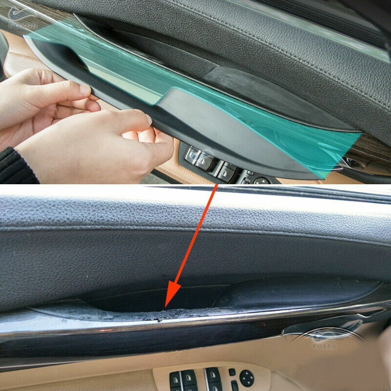 for BMW F01 F02 7 Series 08-15 Interior Inner Door Handle Pull Trim Cover Black Q