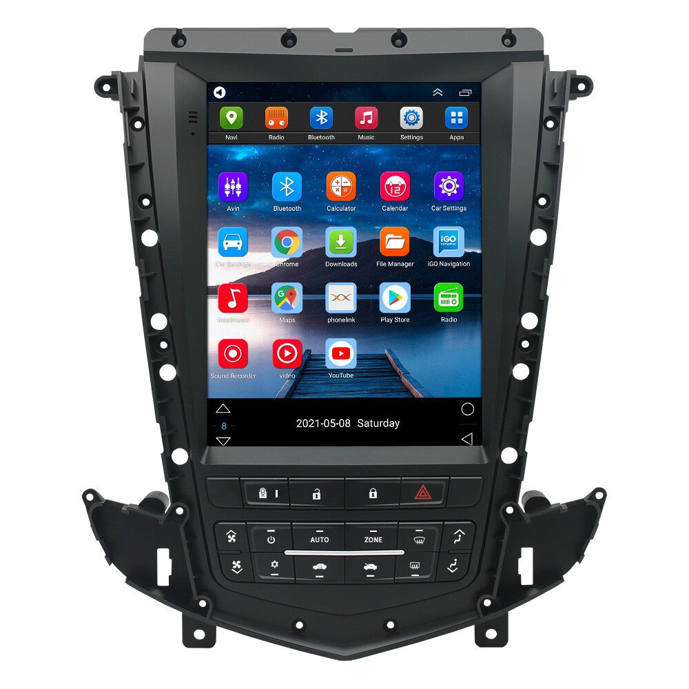 9.7 Vertical For 2009-2012 for Cadillac SRX Stereo Radio Android 11.0 Head Unit GPS