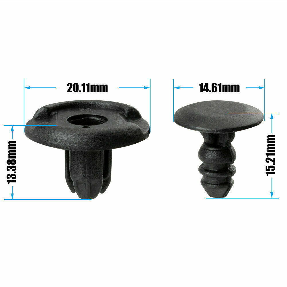 1000PCS Fender Liner Clip Push Retainer Rivet for Honda Accord for Civic CR-V US XYD Q