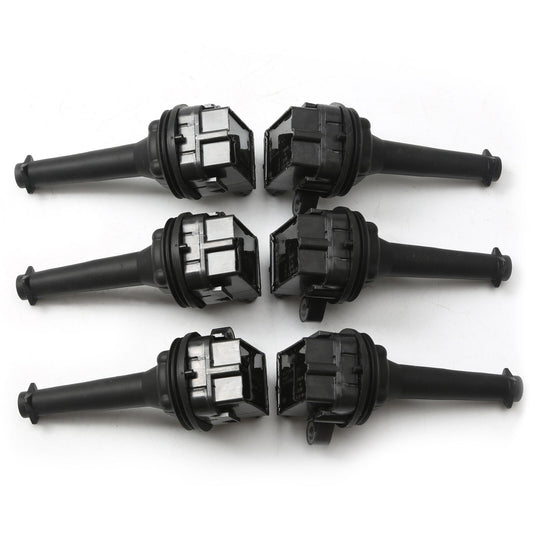 4-pin Ignition Coils 6X Fit For C70 2.3T T5 2004-2014 XC90 91256010 2.5T Q