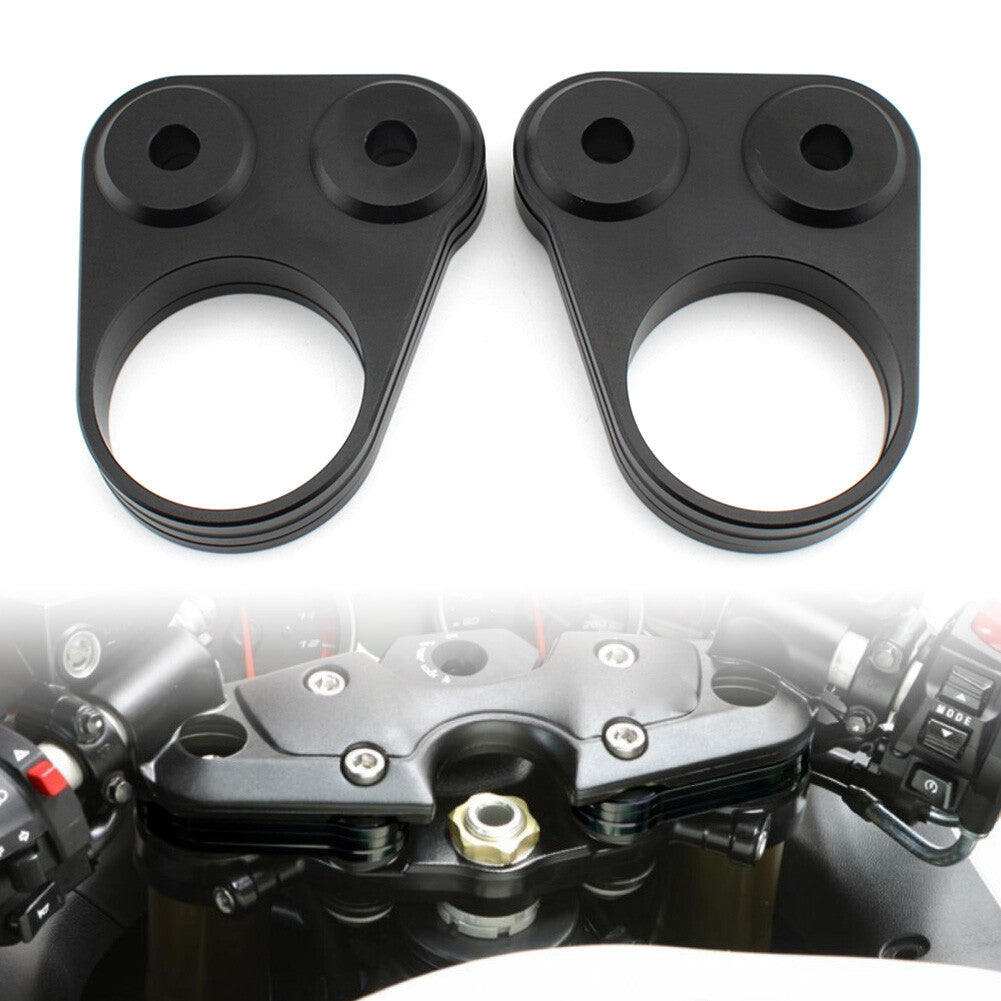 for Suzuki GSX1300R HAYABUSA 2007-20 4PCS Handlebar Riser Spacer Kit Mount Clamp Q