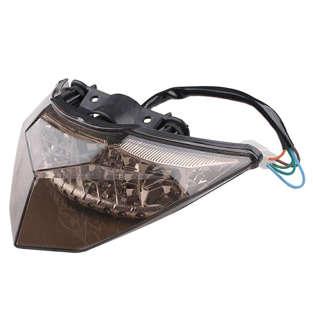LED Tail Light Brake Turn Signal Indicator Fit for Kawasaki 300R 2013 Smoke