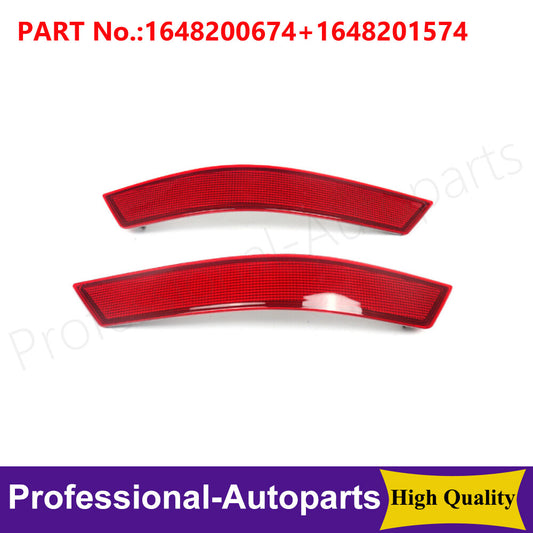 1Pair Rear Bumper Reflector Light Fit for Mercedes W164 ML320 ML350 ML500 ML550 Q