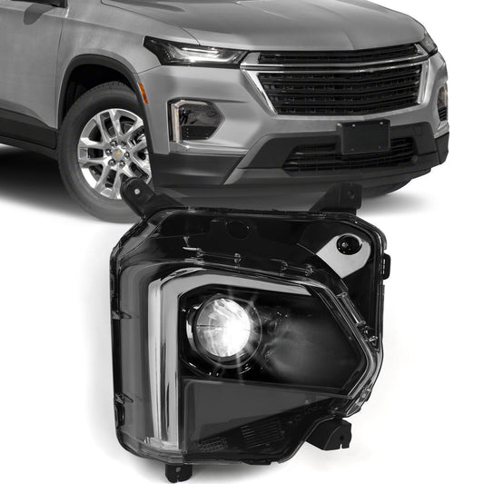 2022-2023 for Chevrolet Traverse Passenger Headlights with LED DRL Projector Headlights