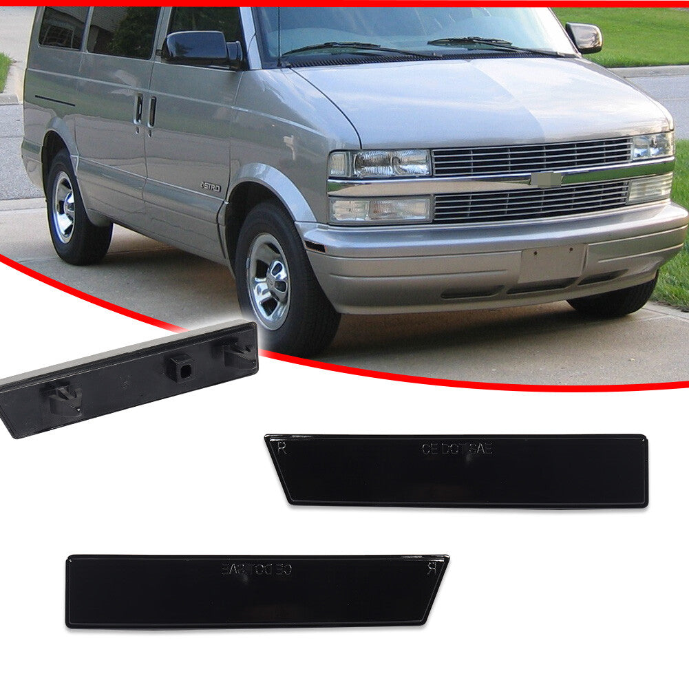 For 1995-05 for Astro / for GMC Safari Van Side Marker Light Front Smoked Housing - v