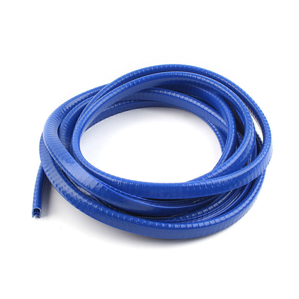 13Foot for Universal Car Rubber Seal Trim Molding Strip Door Lock Protector Blue