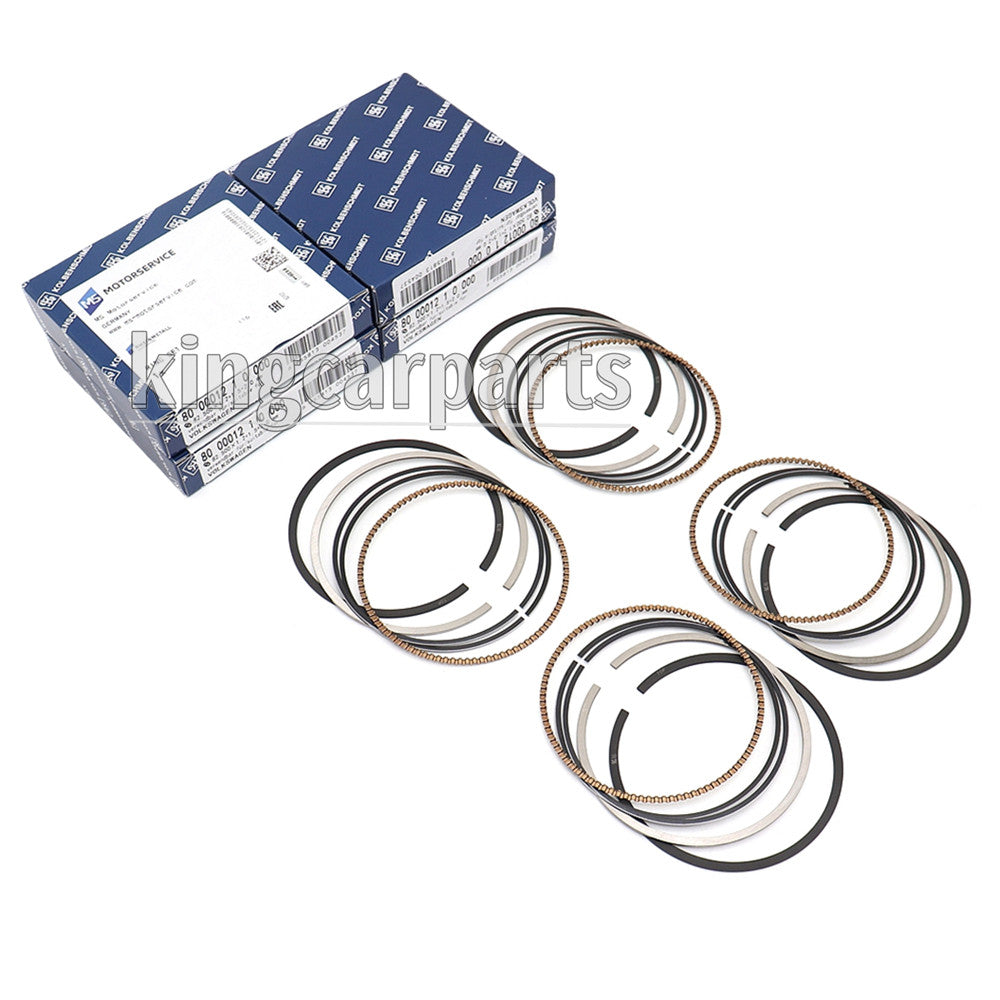 4-Piece KS Piston Ring 82.01mm Kit for Audi A4 for VW GTI 2.0T BPY 06D198151D Upgrade -