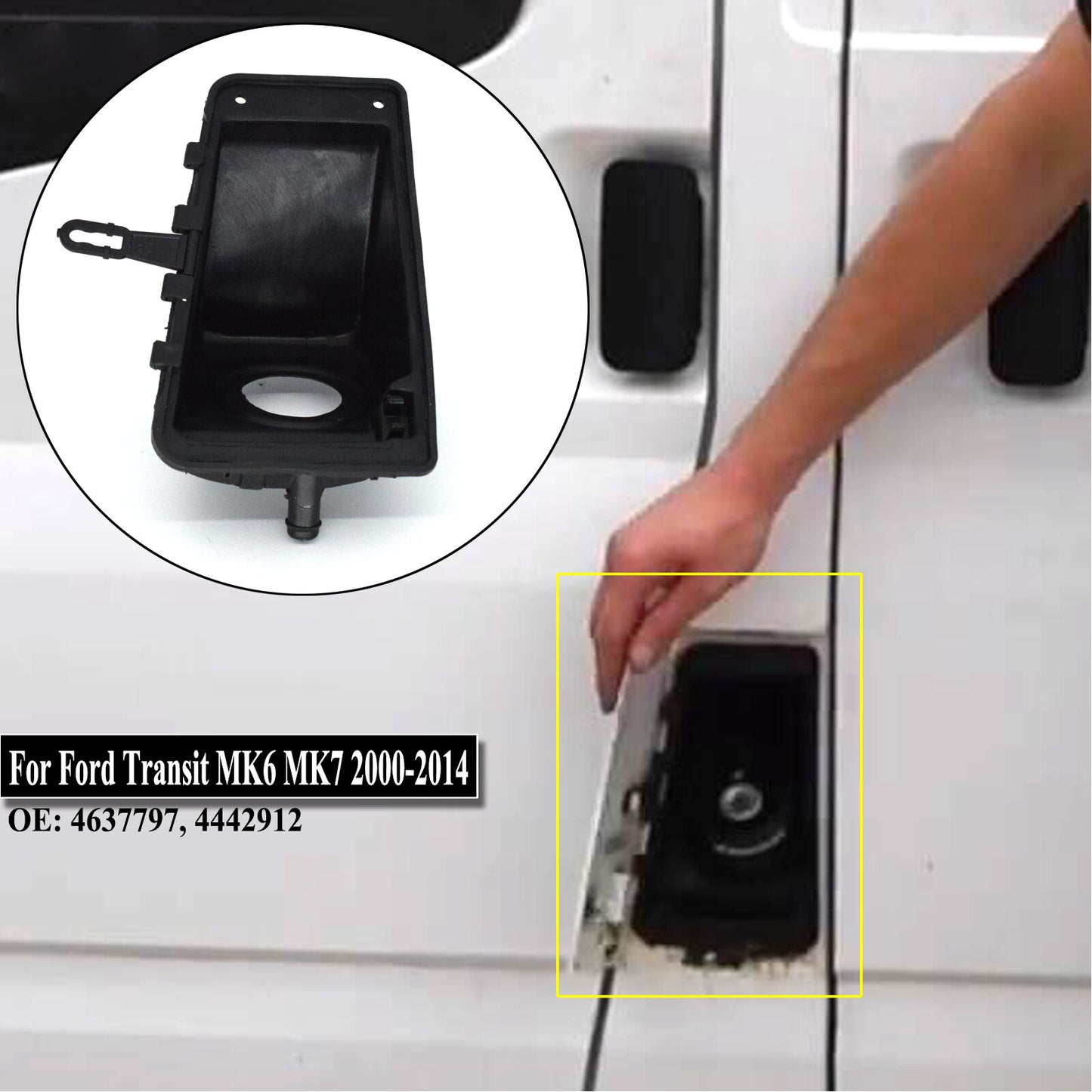 1pc Fuel Tank Filler Pipe Door Housing Flap  for ford  Transit MK6 MK7 2000-2014 Q