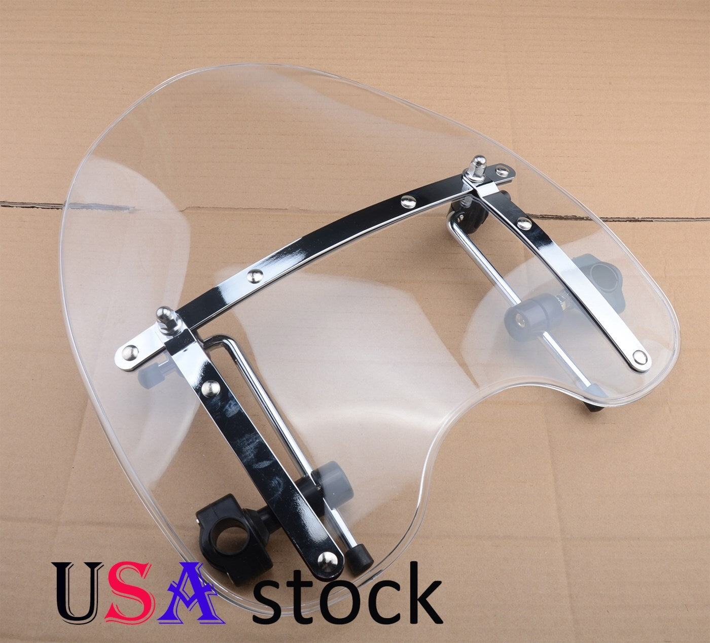 Clear Windscreen Windshield for Yamaha V-Star XVS1100 XVS650 XVS1300 XVS950 Q