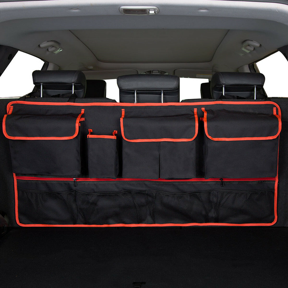 Car Trunk Organizer Ox for ford  Interior Accessories Back for Seat Storage Bag Pocket