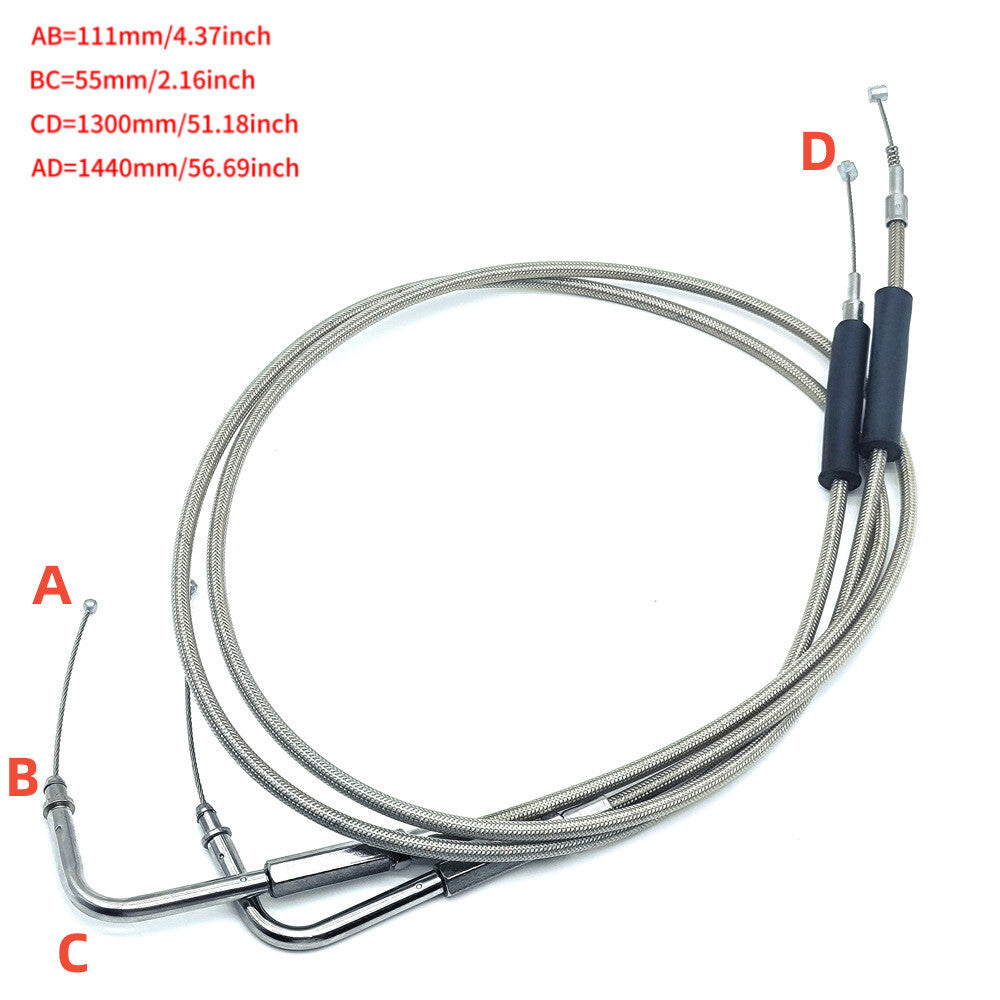 51-inch 130cm throttle cable suitable for Harley Sportster XL883 XL1200 XL1200C- n