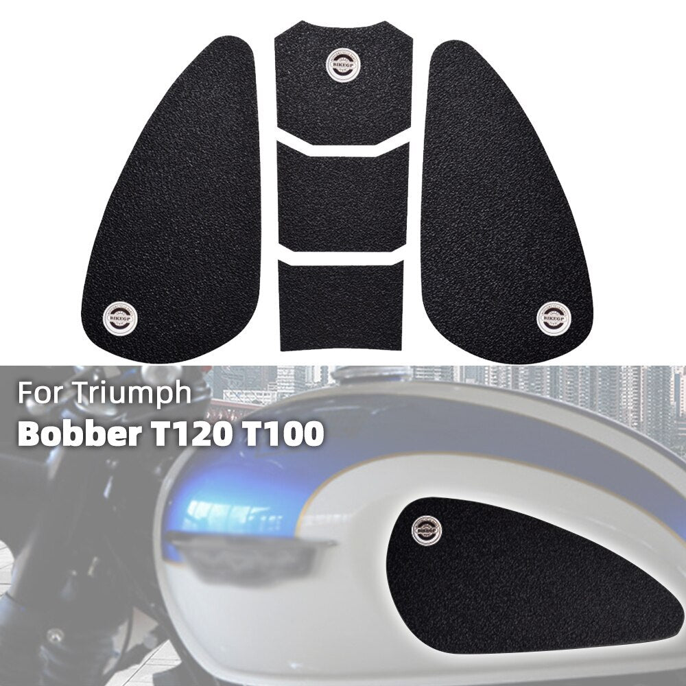 for Triumph Bobber T120 T100 Dirt Bike Tank Knee Pad Gas Knee Protector Sticker