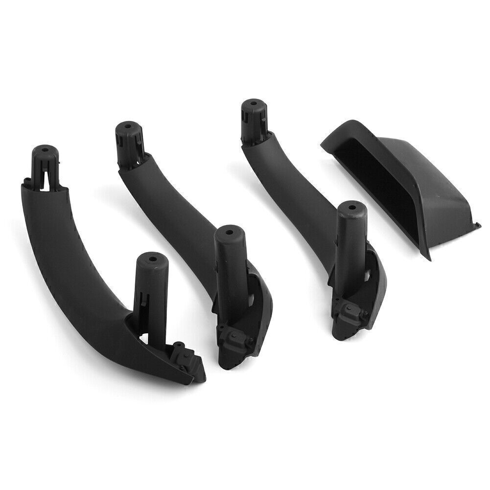 Front Left Interior Inner Handle Pull Trim Fits for BMW X3 F25 X4 Black 4PCS