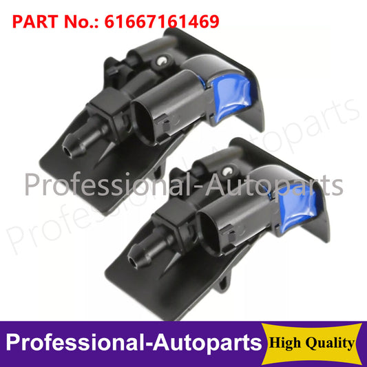 2PCS Windscreen Washer Spray Nozzle Spray Jet for BMW X5 2006-2010 61667161469 Q
