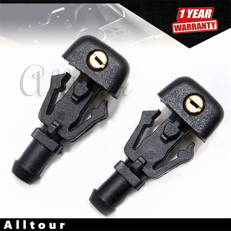 NEW 2PCS Windshield Wiper Water Spray Jet Washer Nozzle for Nissan Armada Titan
