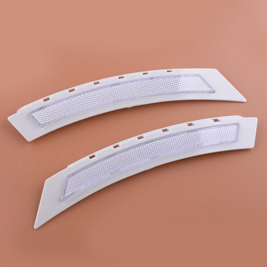 Pair Front Bumper Side Marker Reflector Replace Fit for 5 E60 E61 LCI v