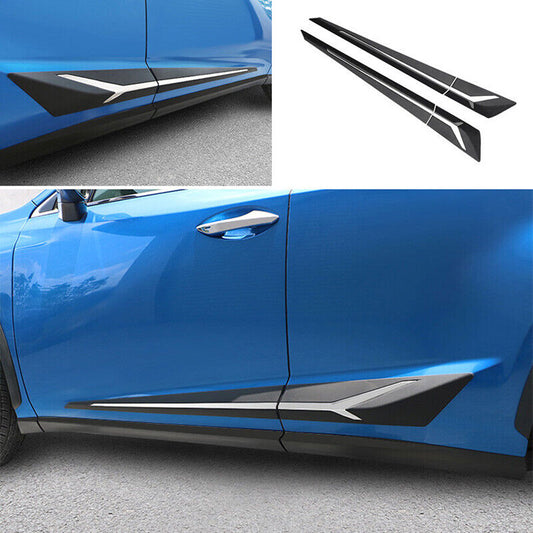 for Lexus NX200t 300 2015-2021 Black Car Side Door Body Guard Molding Cover Trim