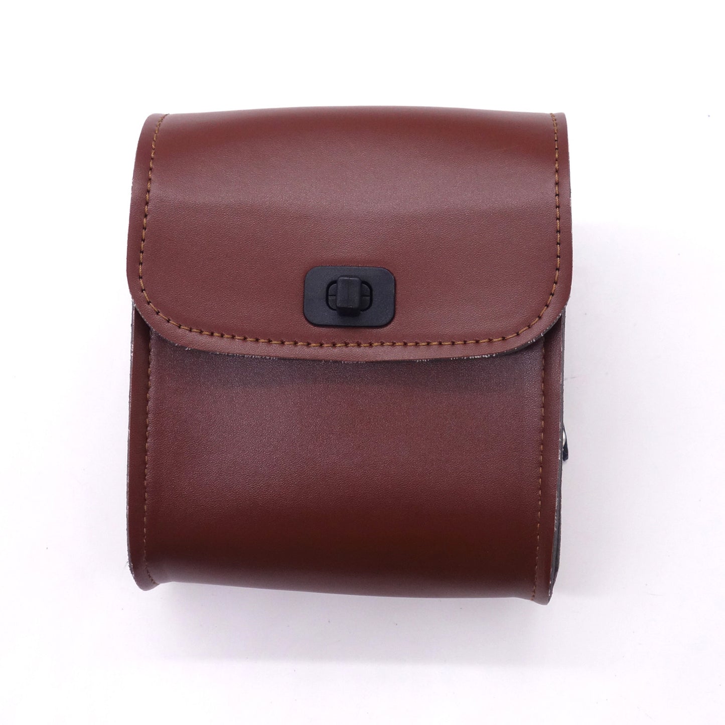 Universal Motorcycle Brown PU Leather Handlebar Sissy Bar Saddlebag Tool bag Q