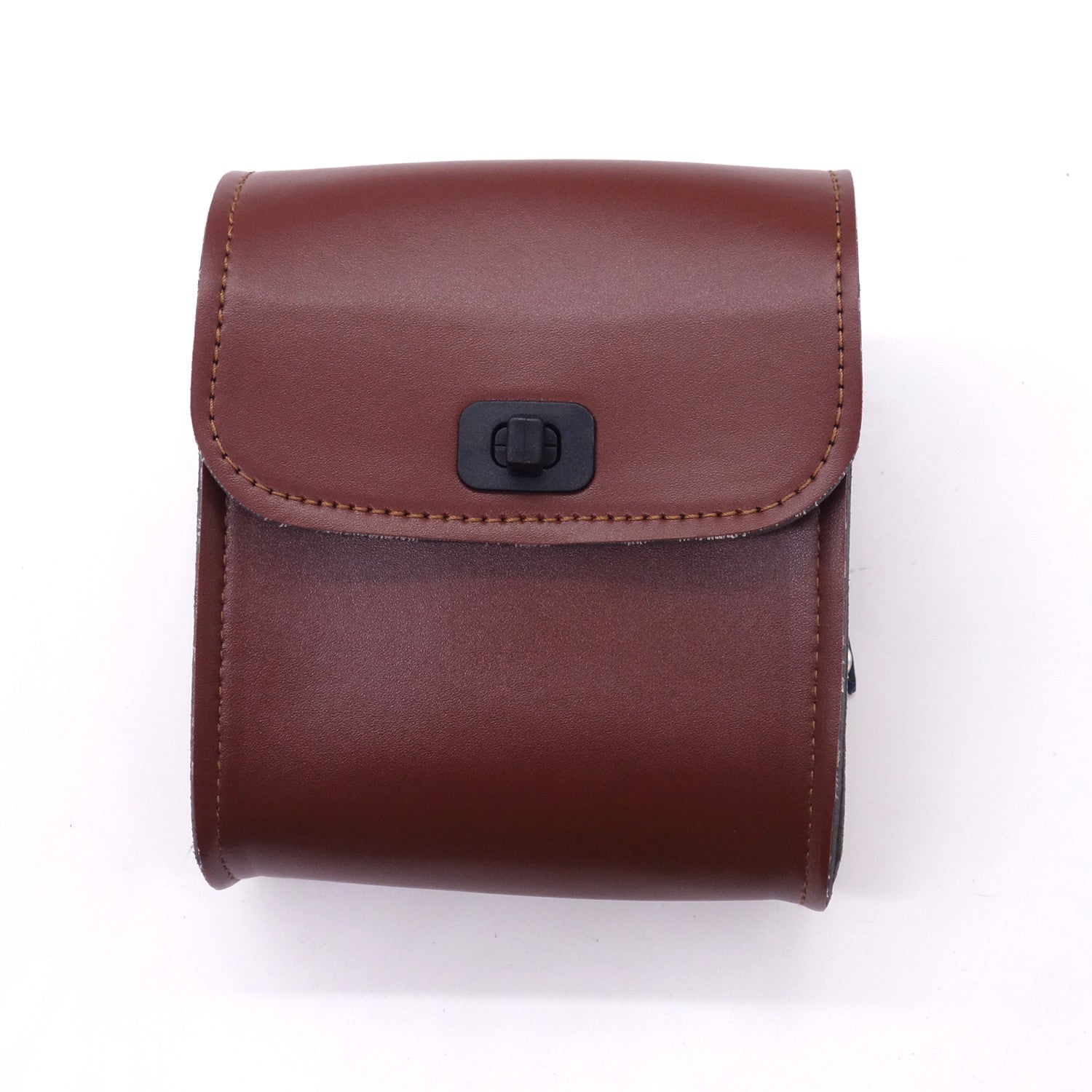 Universal Motorcycle Brown PU Leather Handlebar Sissy Bar Saddlebag Tool bag Q