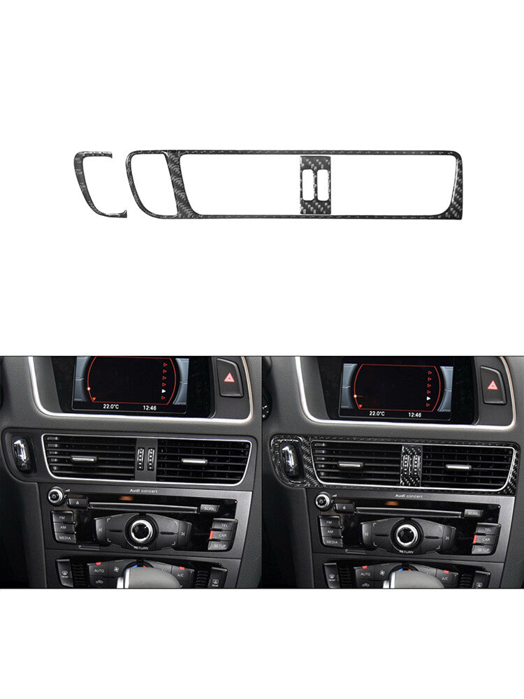 Carbon Fiber Interior Dashboard bottom Cover Trim Strip for Camry 2012-14 v