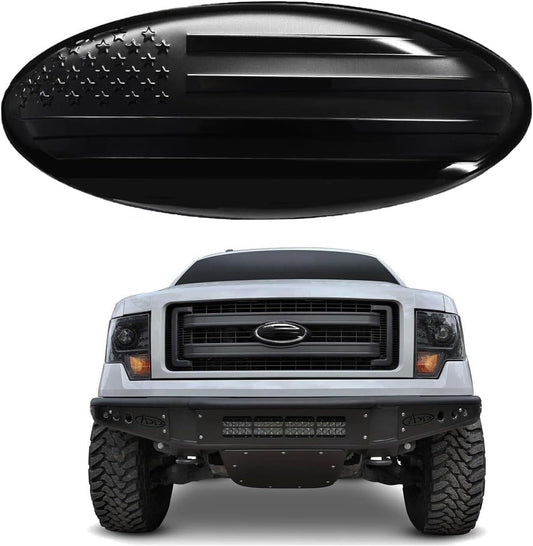 9 inch  for ford  F150 F250 Pickup FRONT GRILLE Tailgate US Flag Oval Emblem Badge