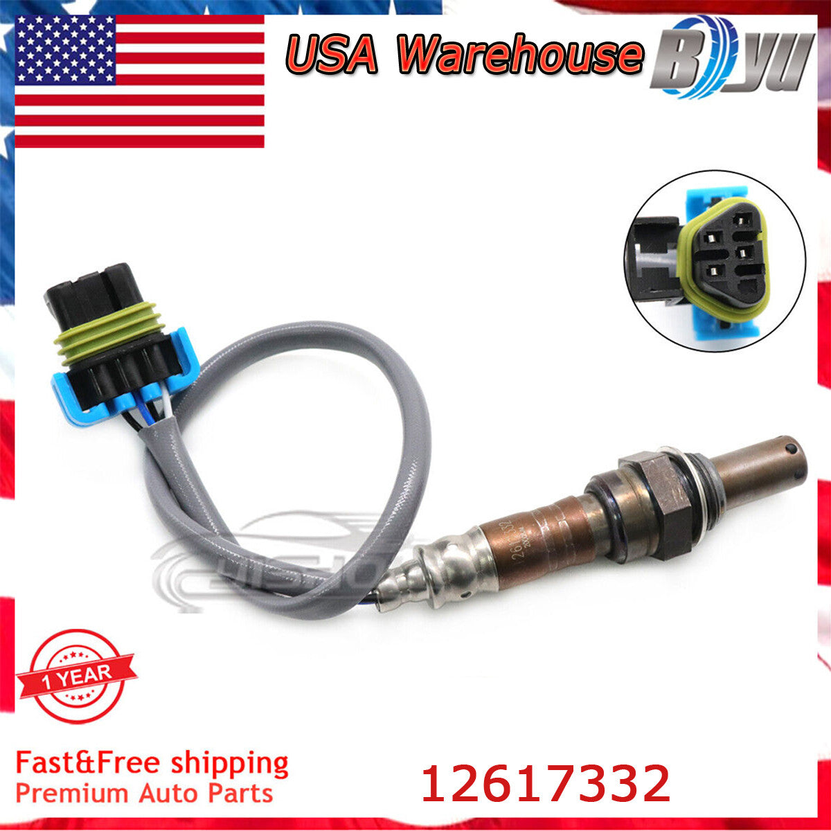 New O2 Oxygen Sensor for Chevrolet Camaro Caprice SS Base 6.2L 12617332