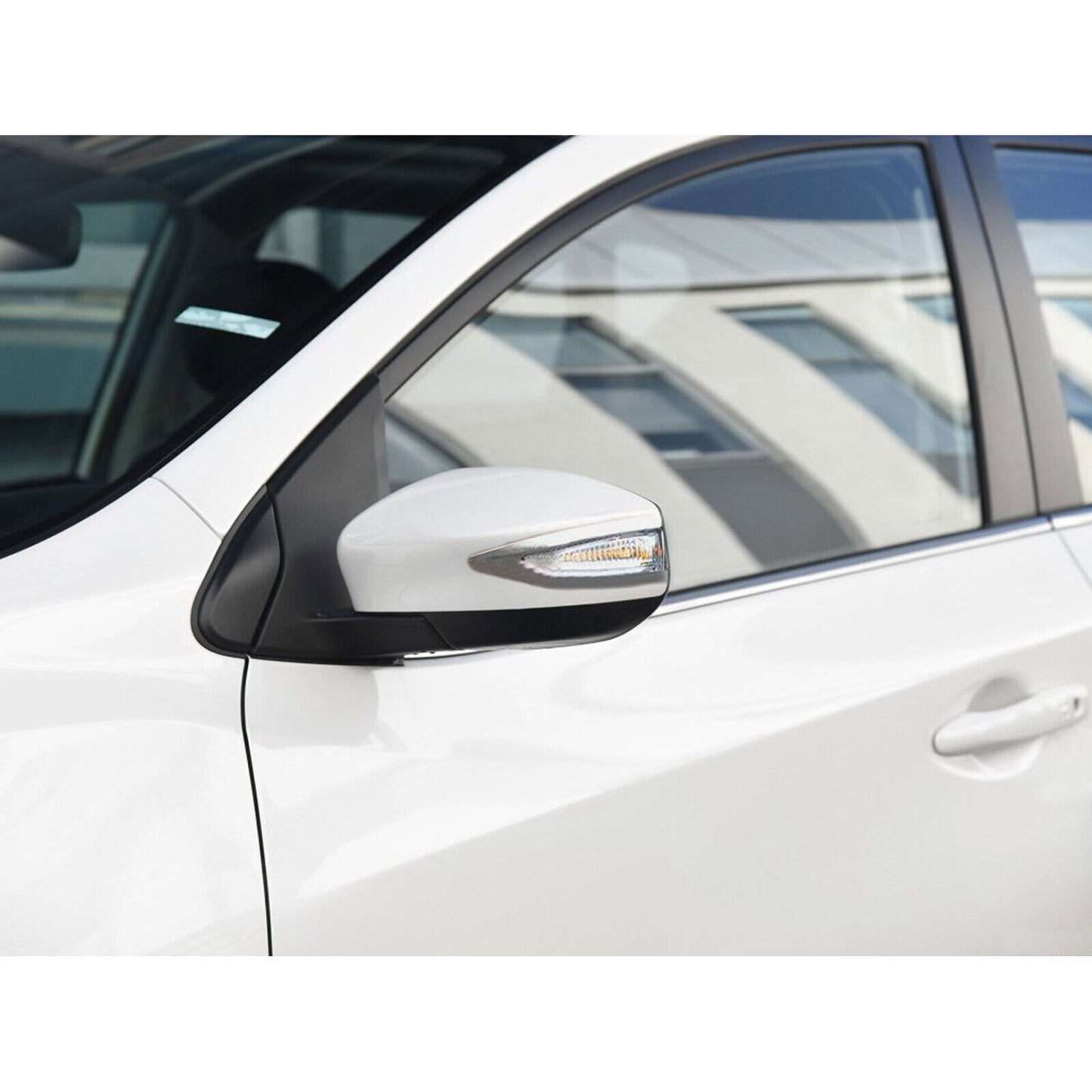 For Altima 20142018 Chrome Rearview Side Mirror Cover Stripe Trim n
