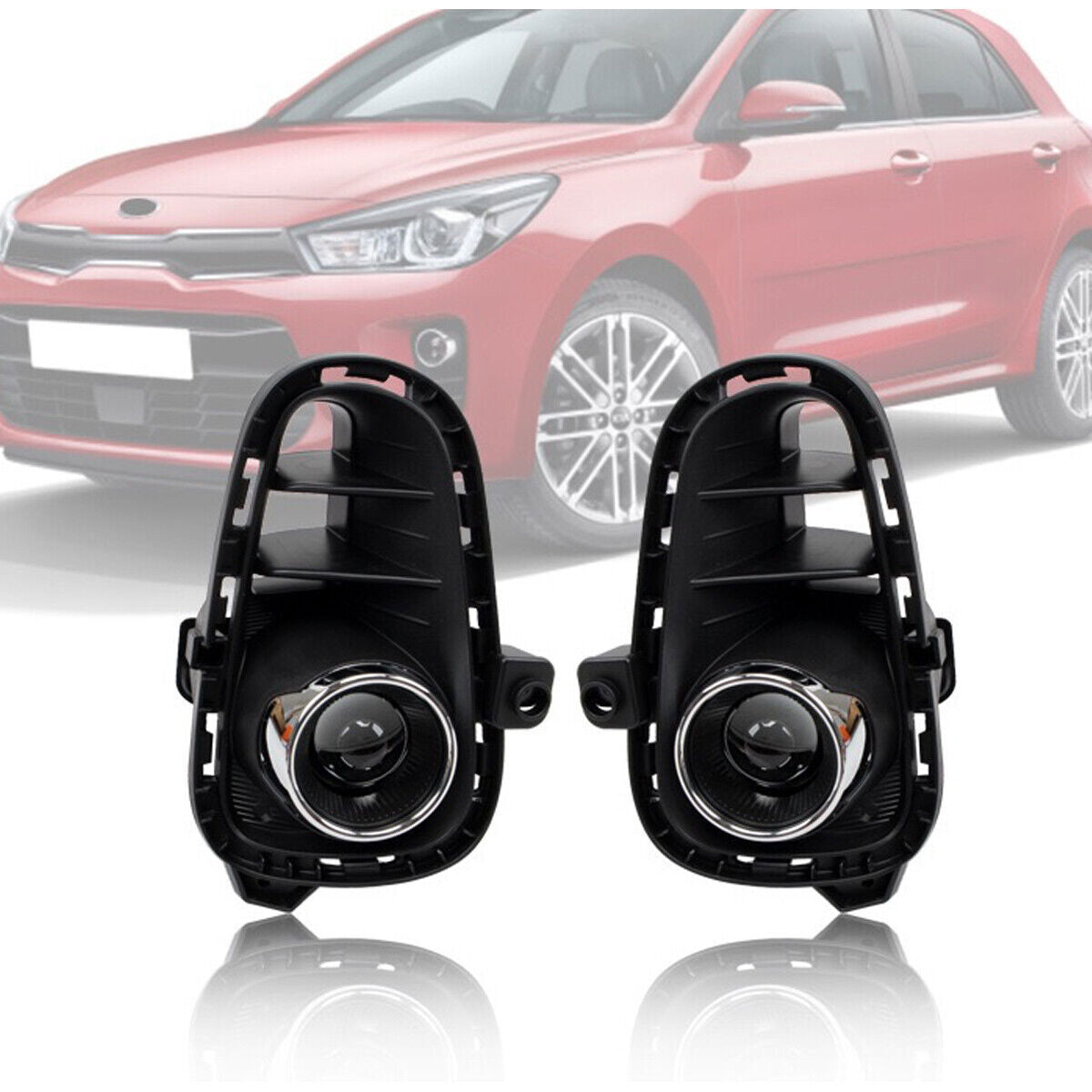 FIT for Kia Rio 2018 2019 halogen Bumper light Front fog lights Assembly 1SET B n