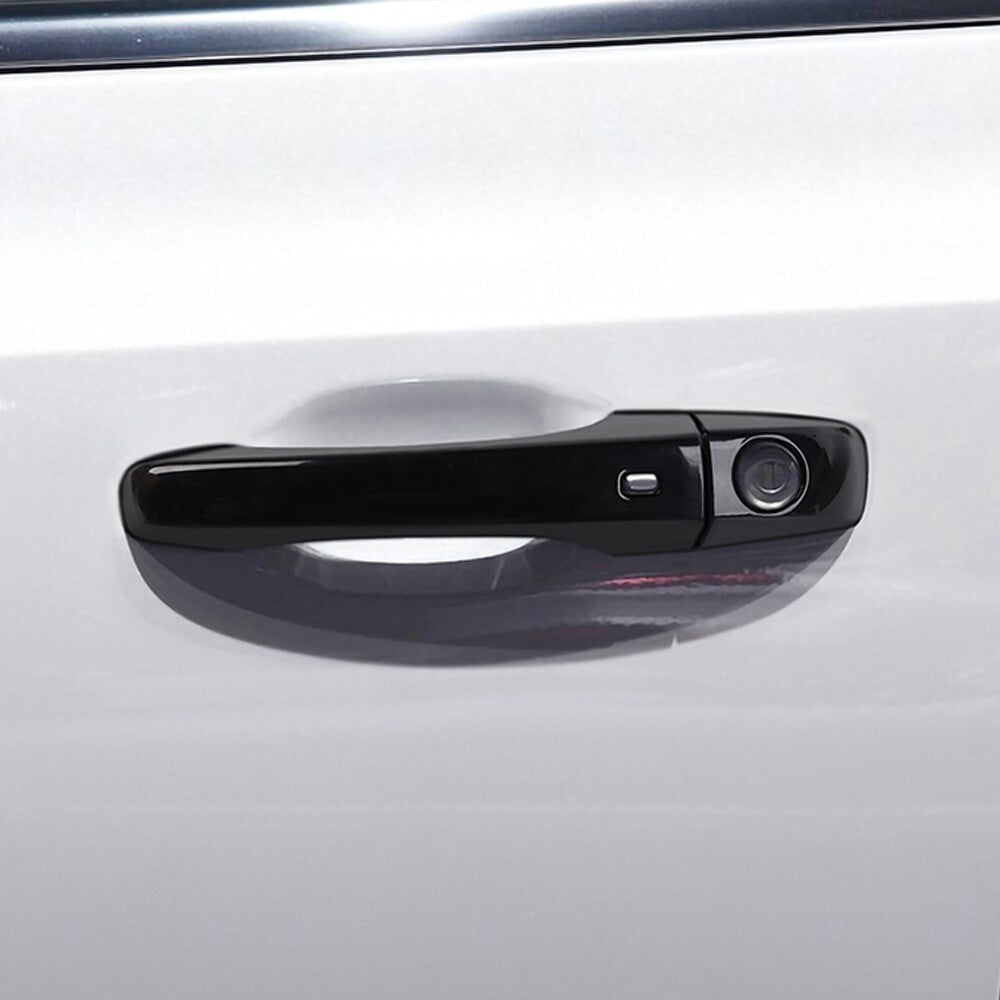 for Smart Keyless Door Handle Covers Trims for 11-23 for Chrysler 300/300C Glossy Black