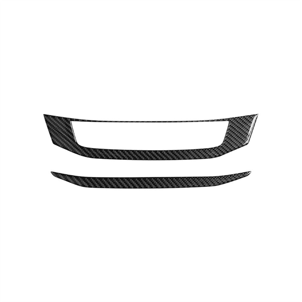 3Pcs Carbon Fiber Interior Decor Glove Box Cover Trim for Fiat 500L 2014-2017 v